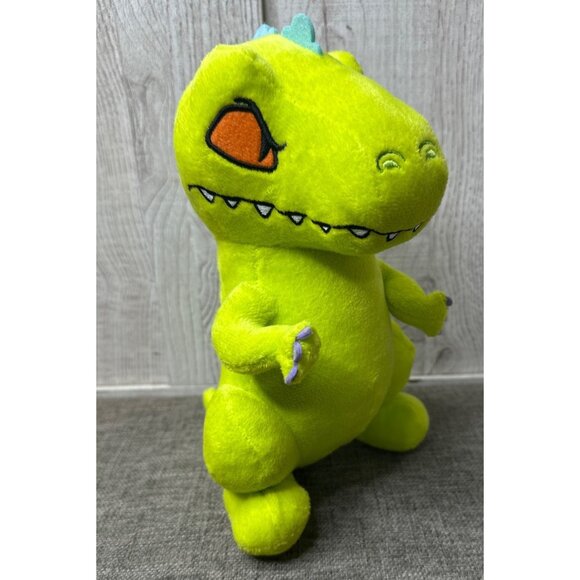 Nickelodeon Rugrats Reptar Plush Dinosaur Toy Green 10" Soft Stuffed Animal - Picture 1 of 8
